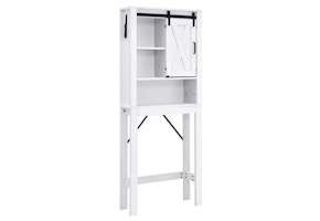 Sugift 3-Tier Wooden Bathroom Cabinet