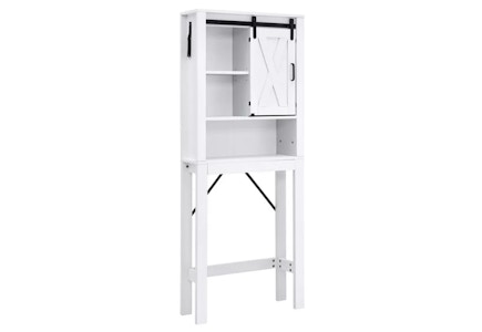 Sugift 3-Tier Wooden Bathroom Cabinet