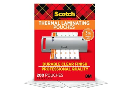 Scotch Thermal Laminating Pouches