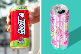 cans of energy drinks