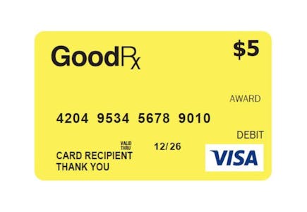 GoodRx Prescription Discount Card