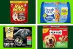 pet products stock images collages