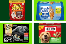 pet products stock images collages
