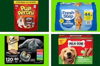 pet products stock images collages