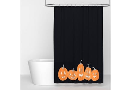 Glow-in-the Dark Shower Curtain