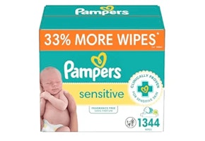 2 Pampers Sensitive Baby Wipes 16-Pack