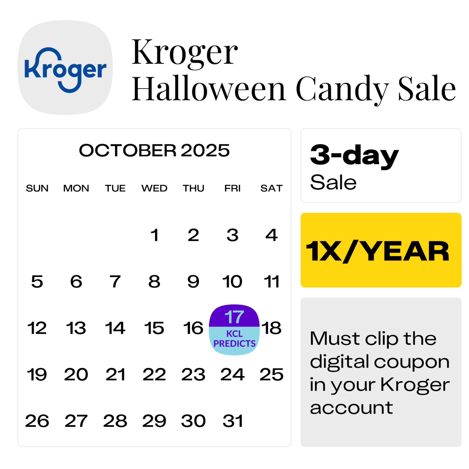 Kroger Halloween Candy Sale 2025: How to Save, Best Deals - The Krazy ...