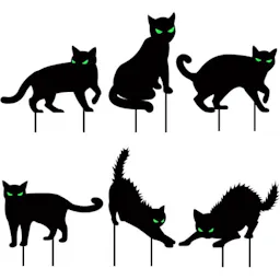 Halloween Black Cat Yard Signs