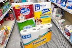 bounty charmin puffs items in walgreens cart