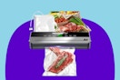 MDHAND Vacuum Sealer - 6 IN 1 Food Saver Vacuum Sealer Machine with 30 Bags & Built-in Cutter, Multi-Functional Strong Suction Automatic