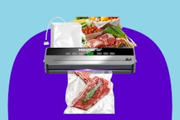 MDHAND Vacuum Sealer - 6 IN 1 Food Saver Vacuum Sealer Machine with 30 Bags & Built-in Cutter, Multi-Functional Strong Suction Automatic