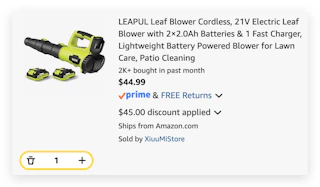 LEAPUL Leaf Blower Cordless