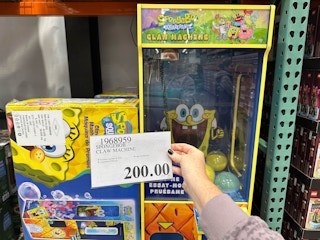 costco-clearance-spongebob-claw-machine