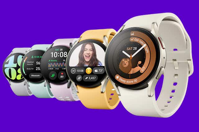 Buy One Samsung Galaxy Watch6, Get One Free — $150 per Watch card image