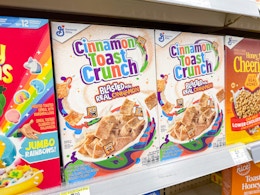 general mills cereal boxes on walgreens shelf