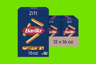 boxes of barilla ziti