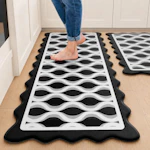 Scalloped Kitchen Mats