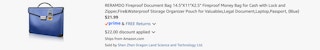 Amazon Fireproof Document Bag 2026