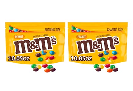 2 M&M's Sharing Size Bags