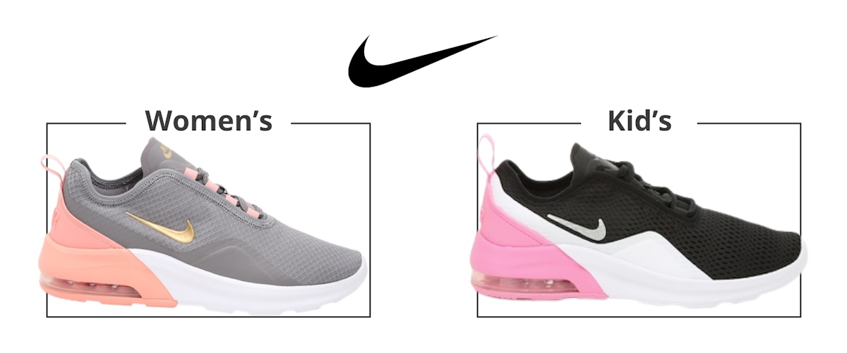 Nike kids to womens size on sale