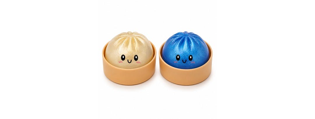 Mystery Glitter Squishy Dumpling 2-Pack