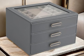 a jewelry box on a table