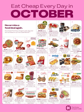 Food Deals October 2025