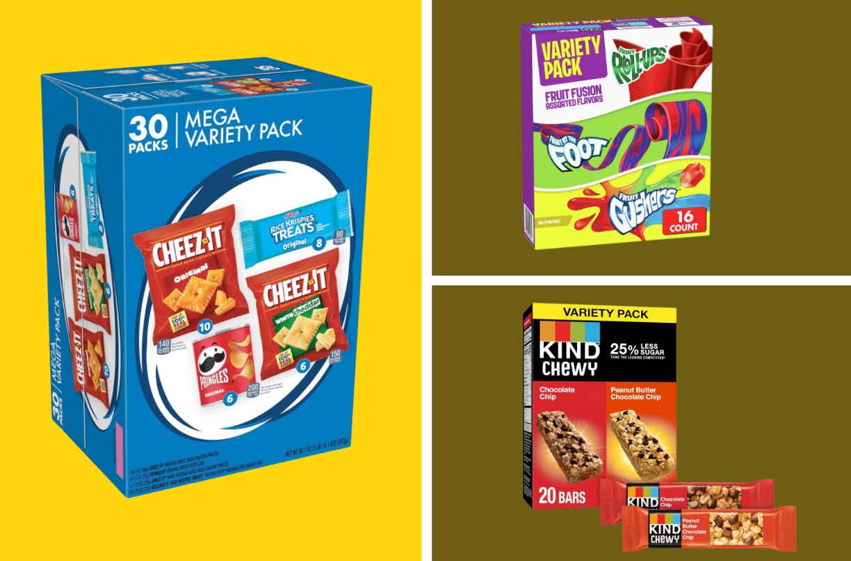 Extra 25% Off Bulk Snacks: Fruit Roll-Ups, Cheez-It, and More on Amazon