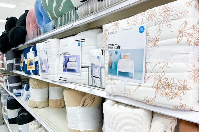 Target Bedding Deals: $15 Comforter or Duvet Cover Set, $19 Quilt, More card image