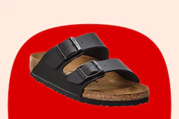 Stock image of a pair of men's Birkenstock sandals