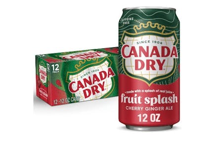 3 Canada Dry Fruit Splash 12-Packs