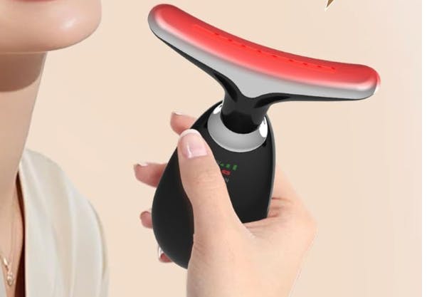 Light Therapy Facial Massager, Only $9.99 on Amazon