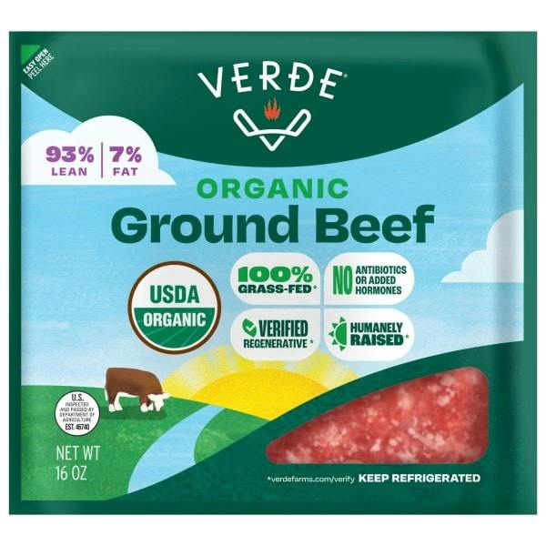 2 Verde Organic Ground Beef Packs