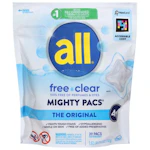 2 All Free Clear Mighty Pacs Bags