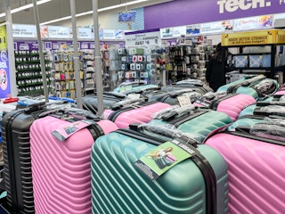 rolling luggage at five below