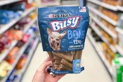 Cheap Dog Treats at Dollar General: $0.50 Busy Bone Chews and More card image