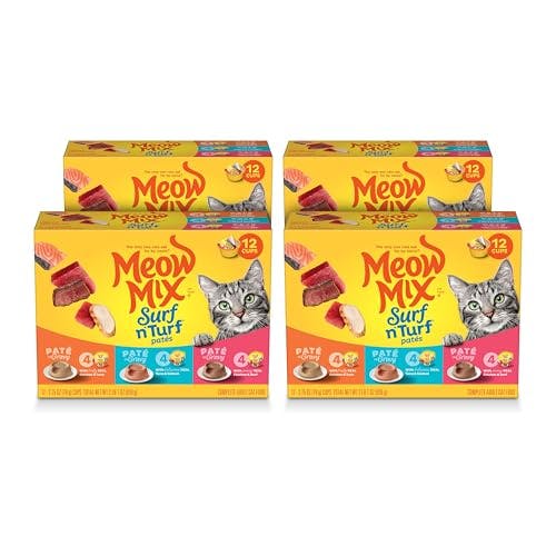 Meow Mix Paté Wet Cat Food 12-Pack