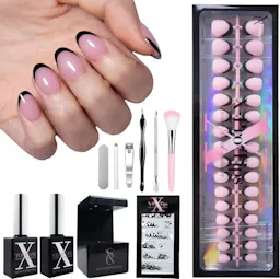 French Tip Press On Nails