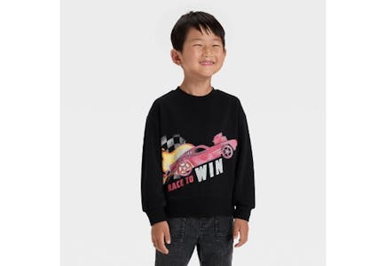 Toddler Hot Wheels Sweatshirt