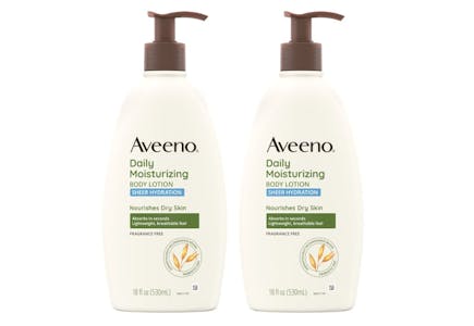 2 Aveeno Body Lotions