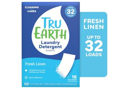 2 Tru Earth Detergent Sheets (64 Loads)