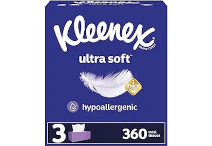 Kleenex Tissues 3-Pack