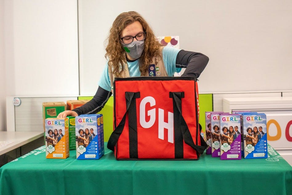 Girl Scout Cookies Are Now on Grubhub