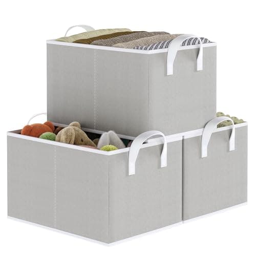 Closet Storage Bins 3-Pack