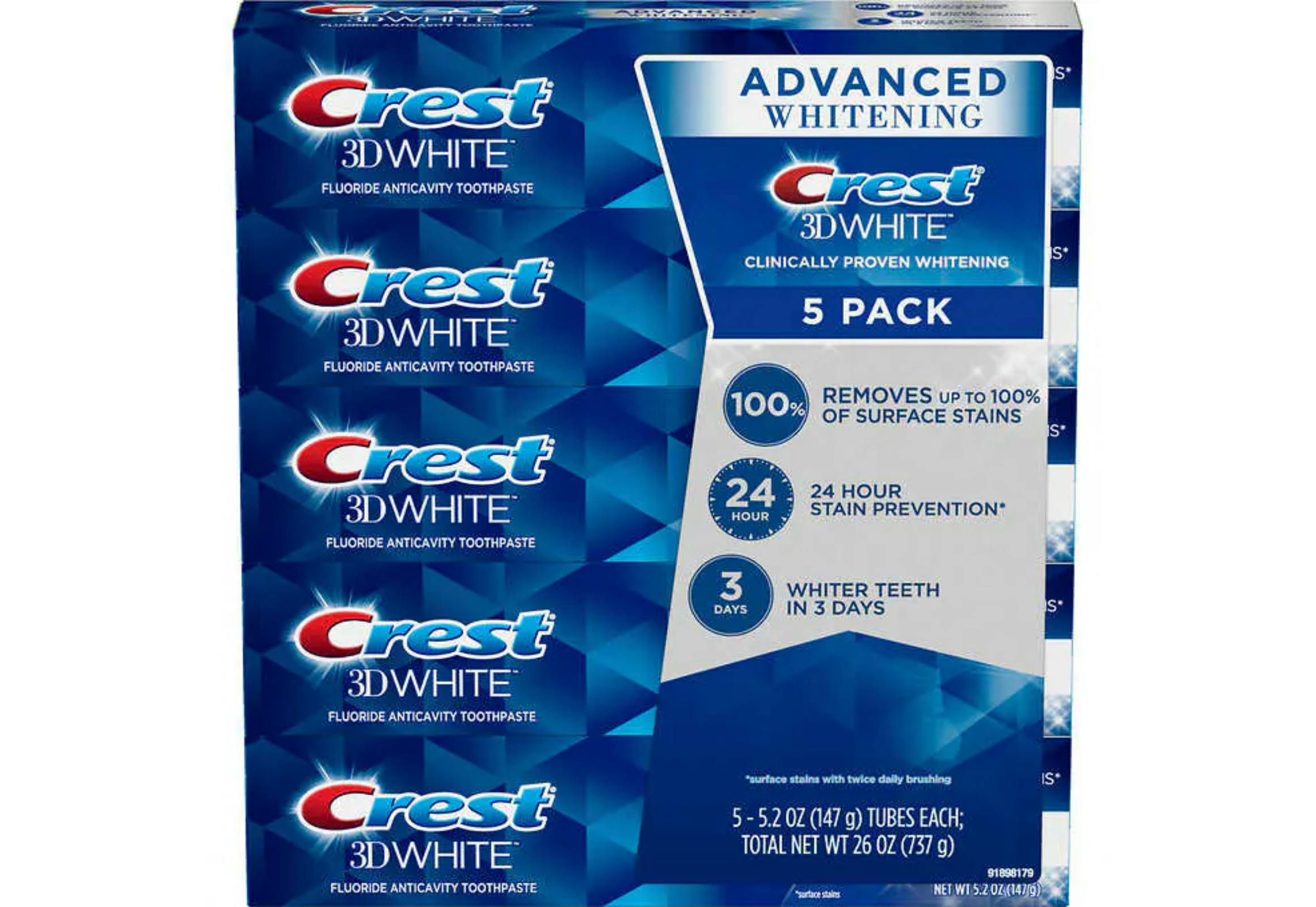 Crest Toothpaste 5-Pack