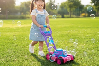 kids bubble lawn mower