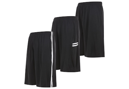 Active Athletic Shorts 3-Pack