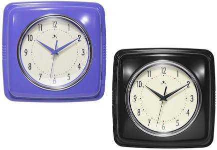 Infinity Instruments Retro Clock
