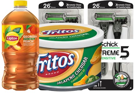 2 Food Items + 2 Razor Packs