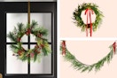 Target Wondershop Christmas wreaths and garland